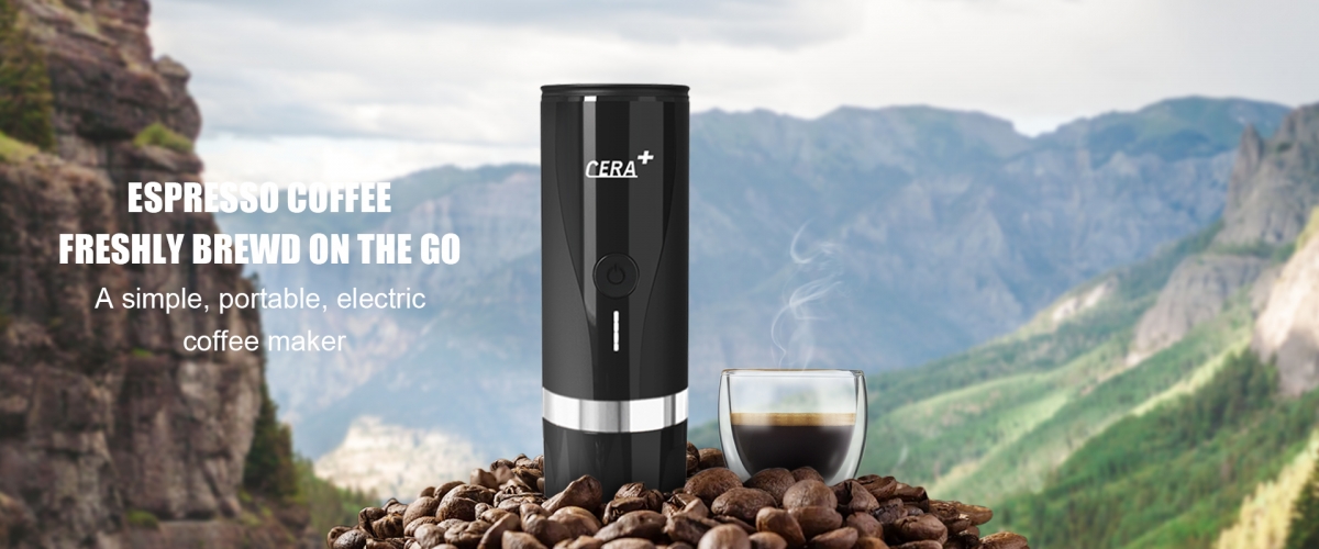 Portable coffee maker PCM00 Extraction by USB – CERA+