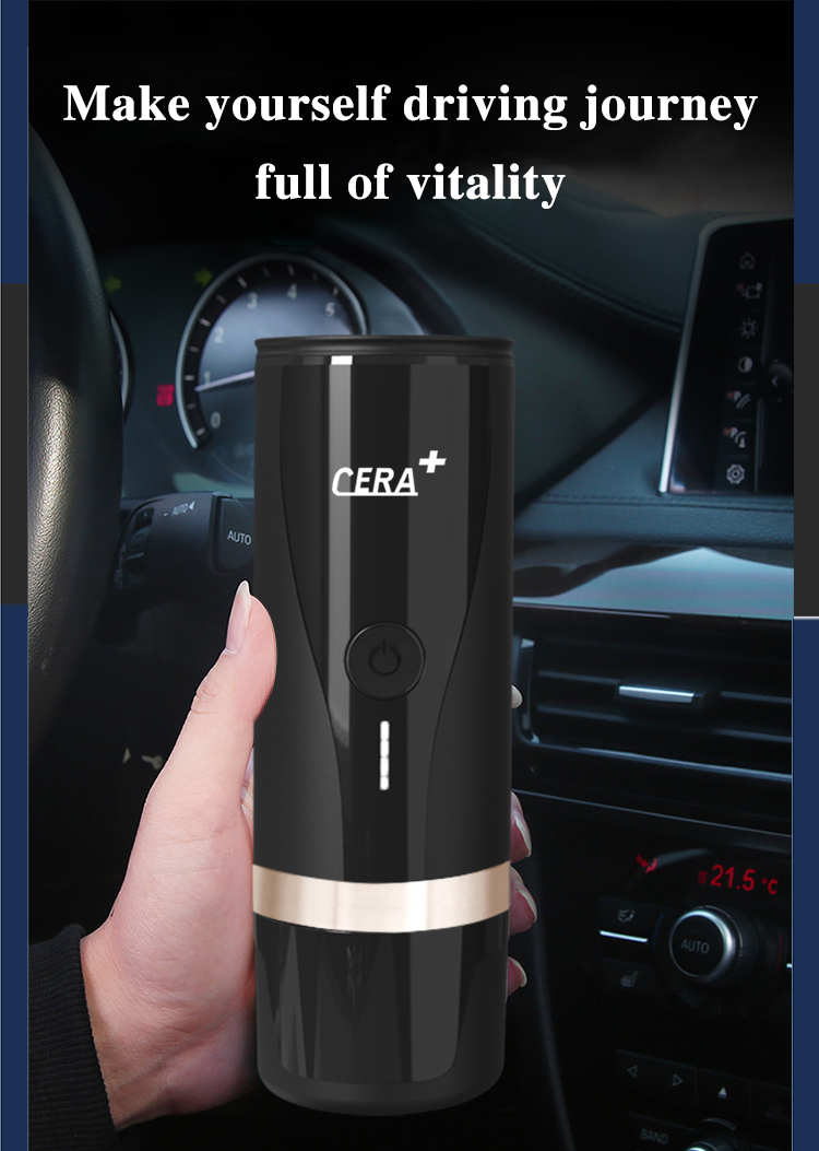 PCM02 Heating in car-CERA | Portable Espresso Maker,Smart Warming Mug