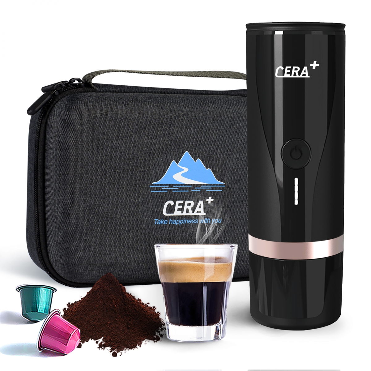 How to use self-heating coffee machine PCM03?-CERA+| Portable Espresso Maker,Smart Warming Mug