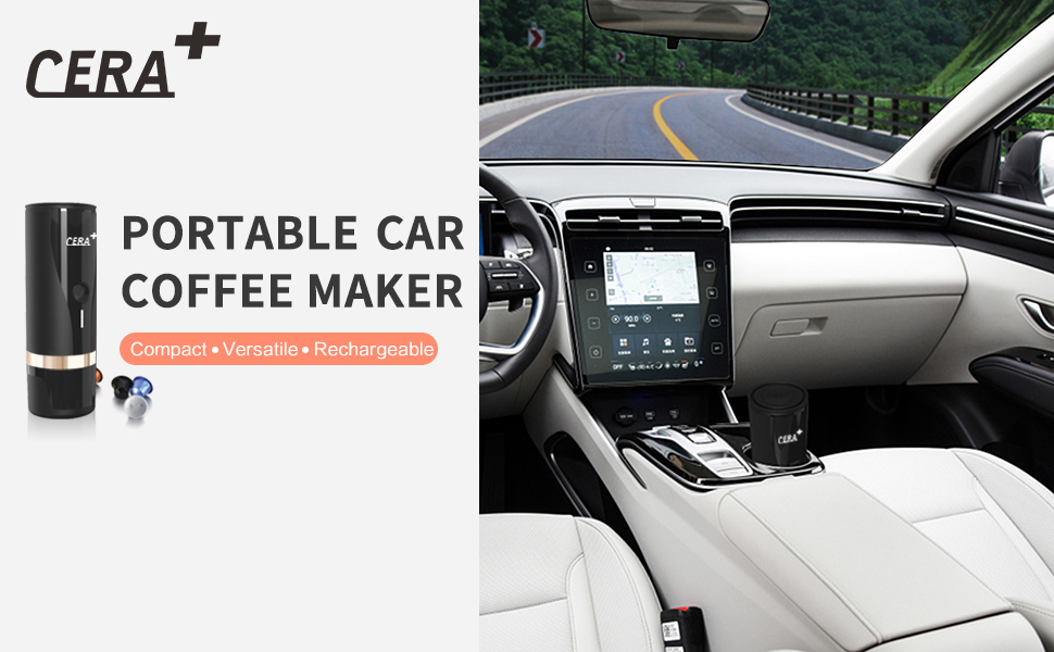 Car portable coffee machine, big sales at the end of the year-CERA+| Portable Espresso Maker,Smart Warming Mug